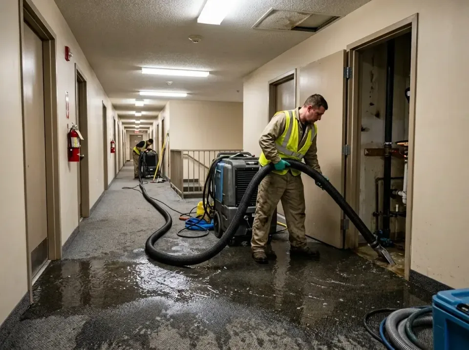 multi-unit-apartment-hallway-f-005 — frequently asked questions, Emergency Burst Pipe Water Extraction & Removal in Beachwoo…